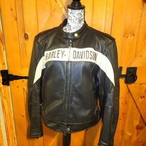 Harley-Davidson Women’s Perforated Leather Jacket – Size M – Model 97149-03VW